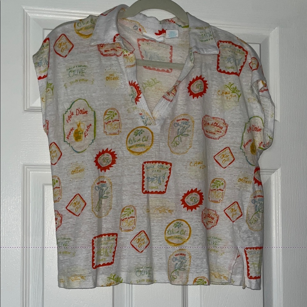 Cynthia Rowley 100% linen
